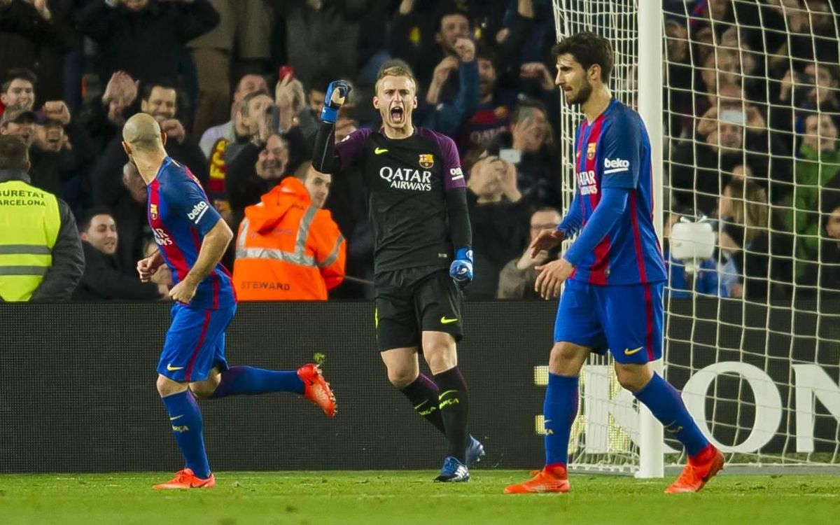 Cillessen, décisif en demi-finale contre l'Atlético de Madrid