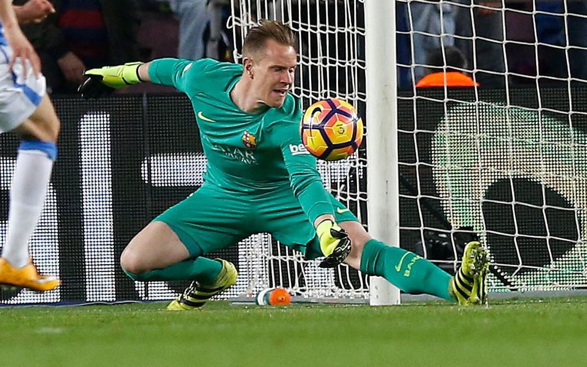 El partit de Ter Stegen contra el Leganés
