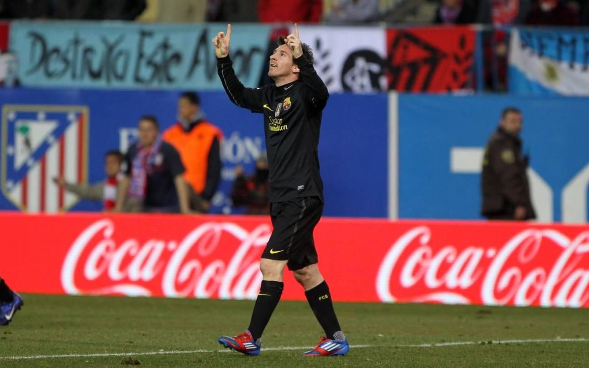 The last ever Atlético Madrid v FC Barcelona at the Vicente Calderón