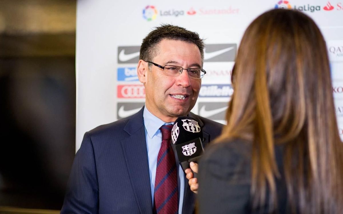 Bartomeu: “Tenemos plena confianza en el equipo”