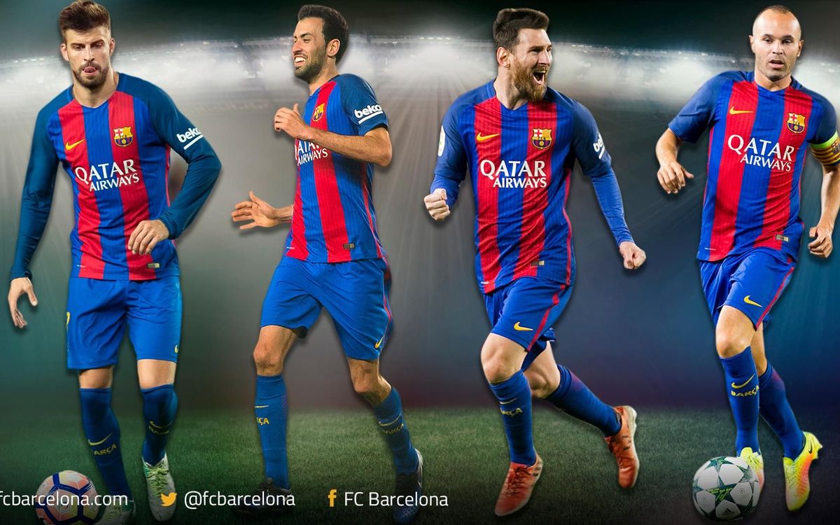 Piqué, Busquets, Iniesta and Messi are the Copa del Rey final experts
