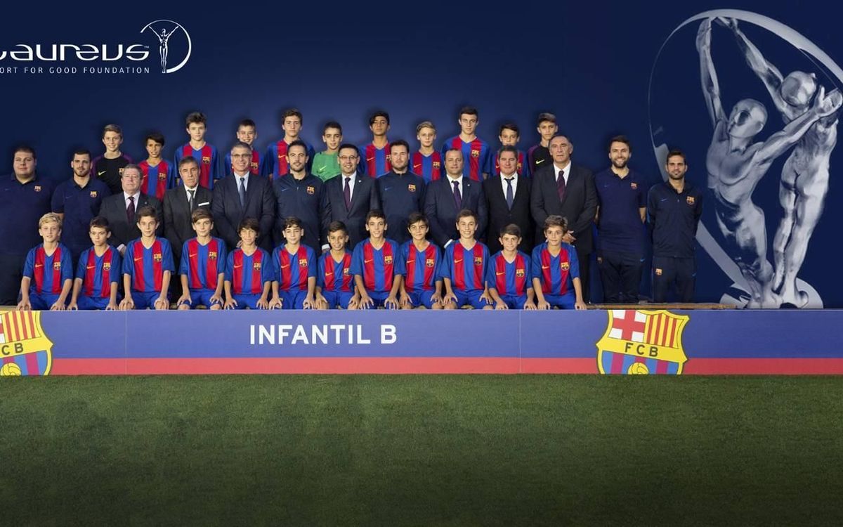 Les U12B du FC Bacelone remportent le Prix Laureus du 'Plus Beau Geste Sportif de de l'Année'