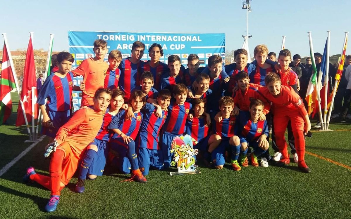 El Infantil B gana la Argentona Cup