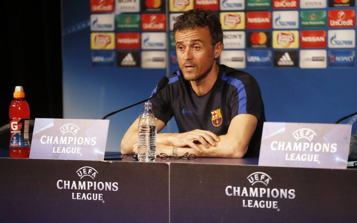 Luis Enrique: “Es veurà un partit atractiu per l’ambició de tots dos equips”