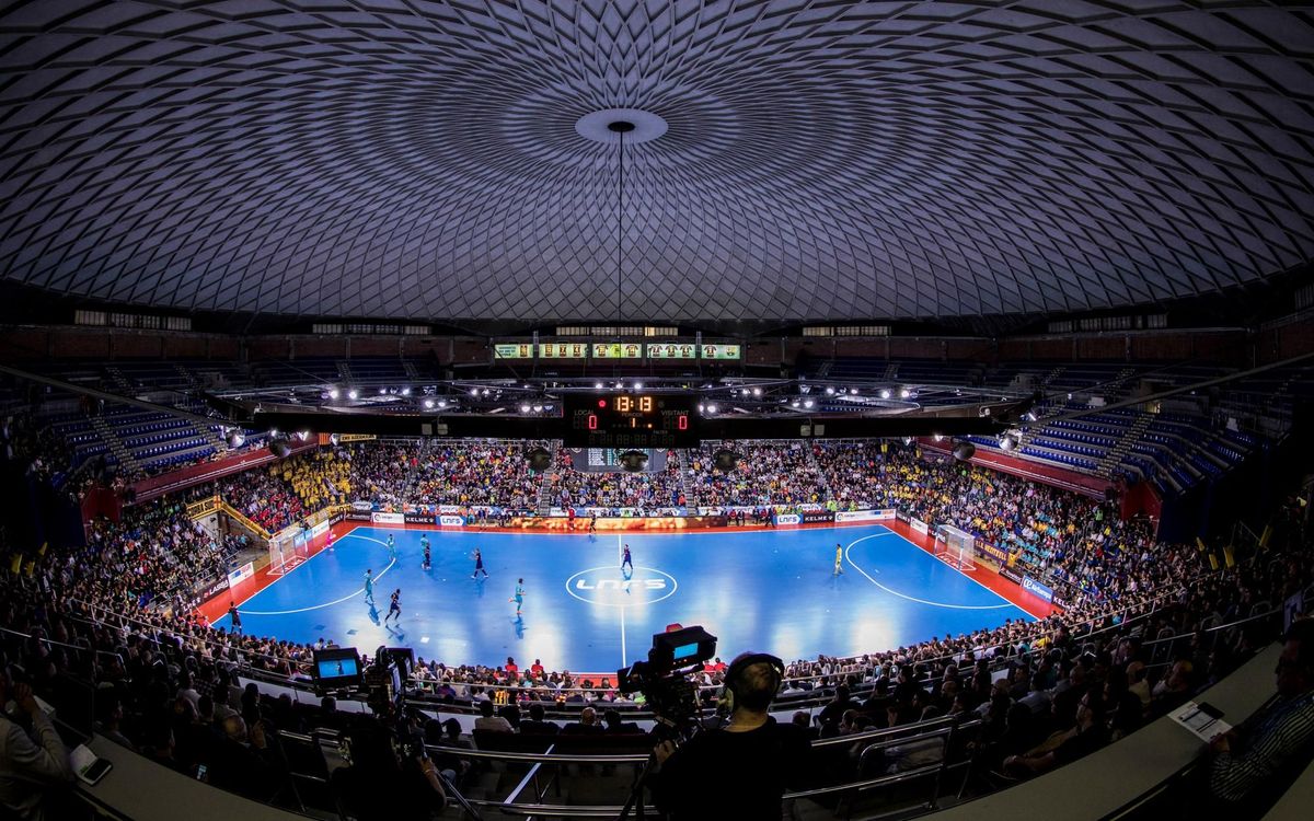 El Palau Blaugrana, seu de la Copa Catalunya 2018 de futbol sala