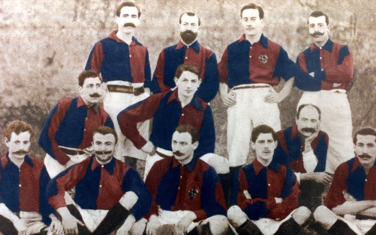 The FC Barcelona colours