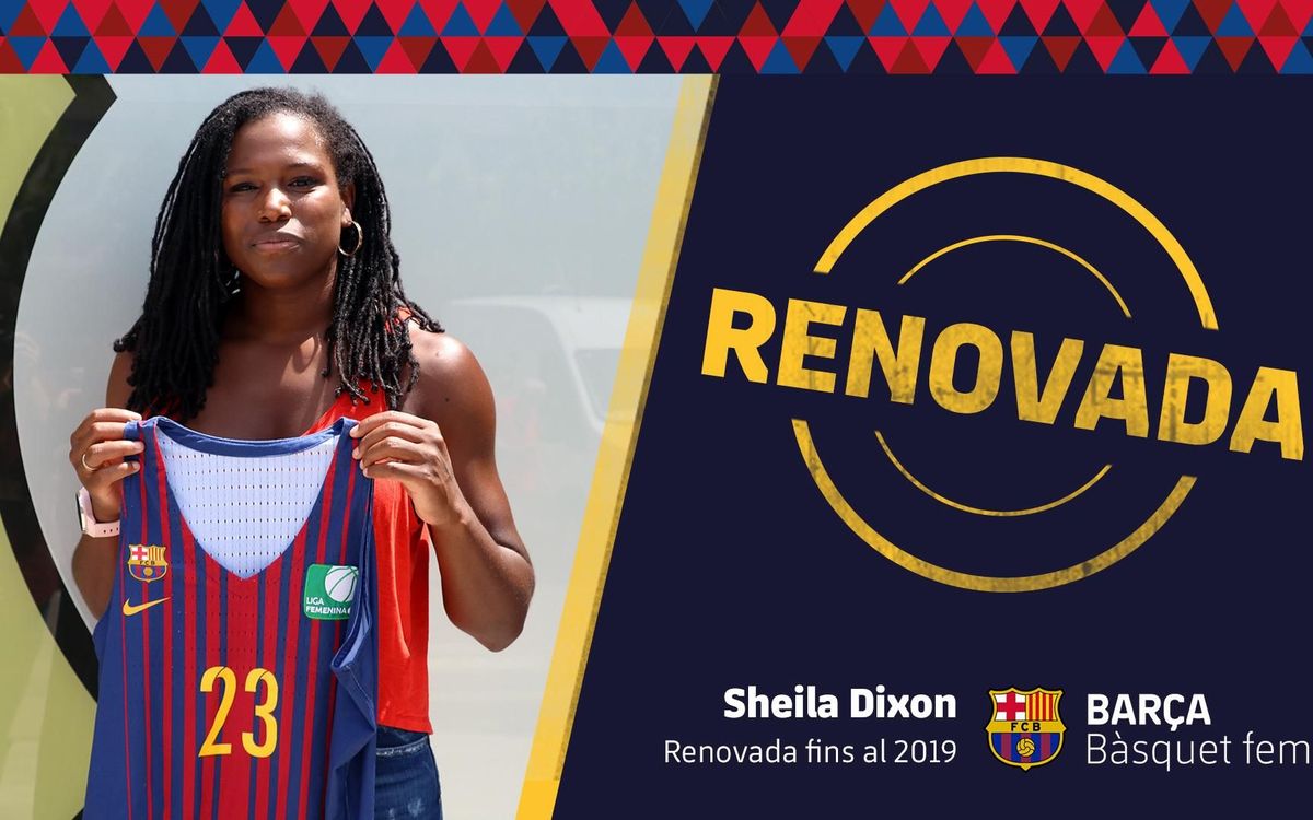 Sheila Dixon seguirà amb el Barça CBS una temporada més