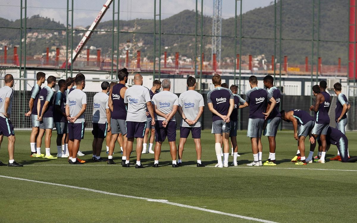 Último entrenamiento de la semana en la Ciudad Deportiva