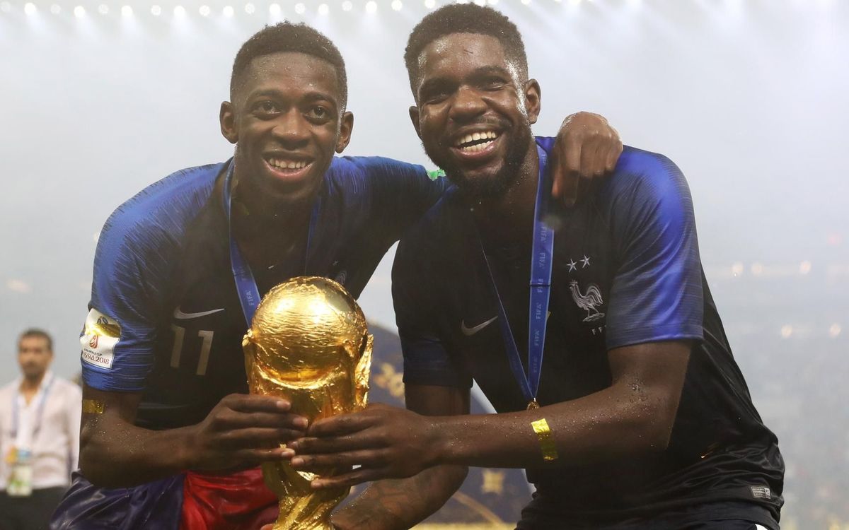 フランス代表とW杯優勝を果たしたデンベレとユムティティ