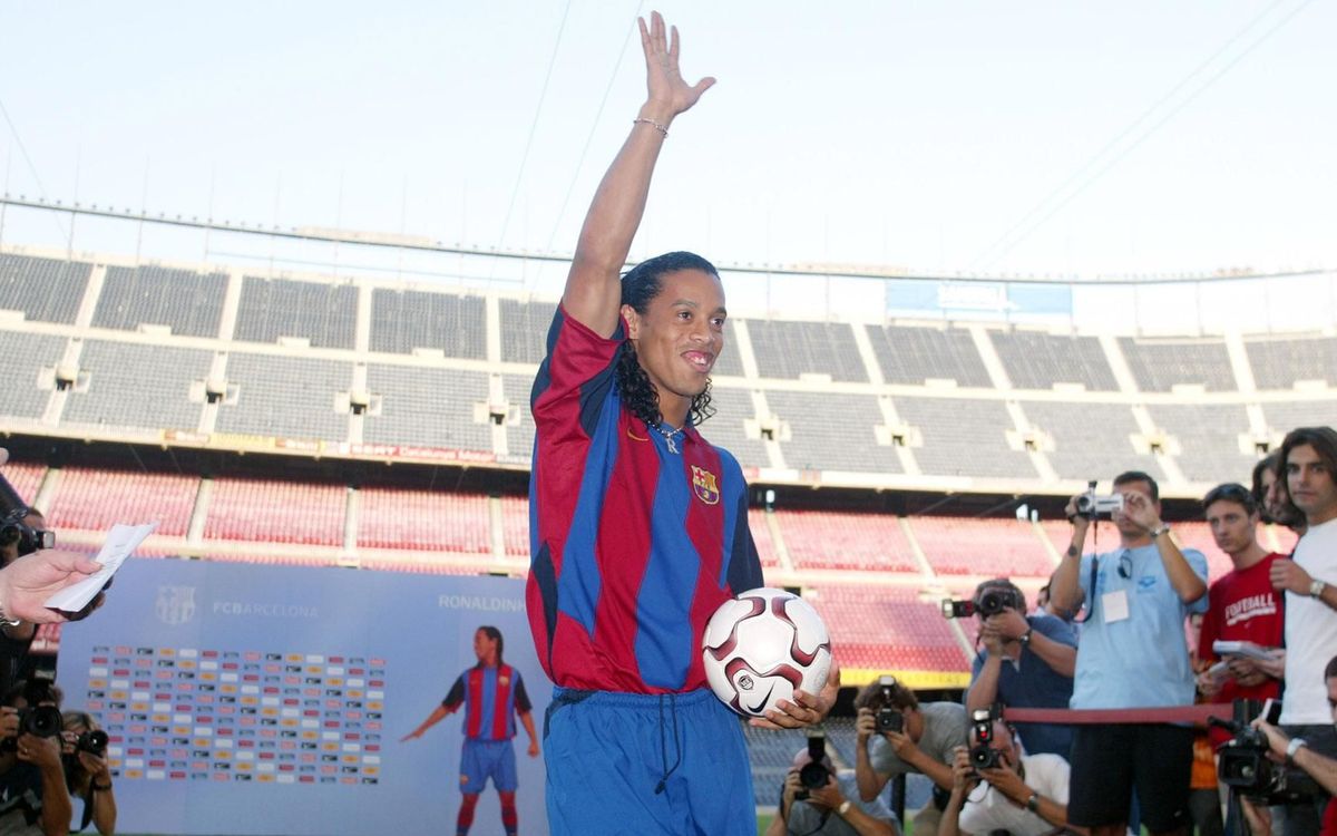 15 years since Ronaldinho's presentation as a Barça player