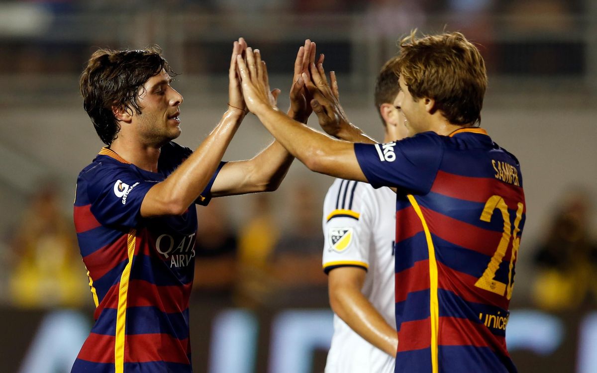 Los goles del Barça en Los Ángeles