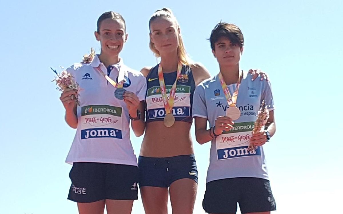 Ocho medallas para el Barça de atletismo en la primera jornada del Campeonato de España