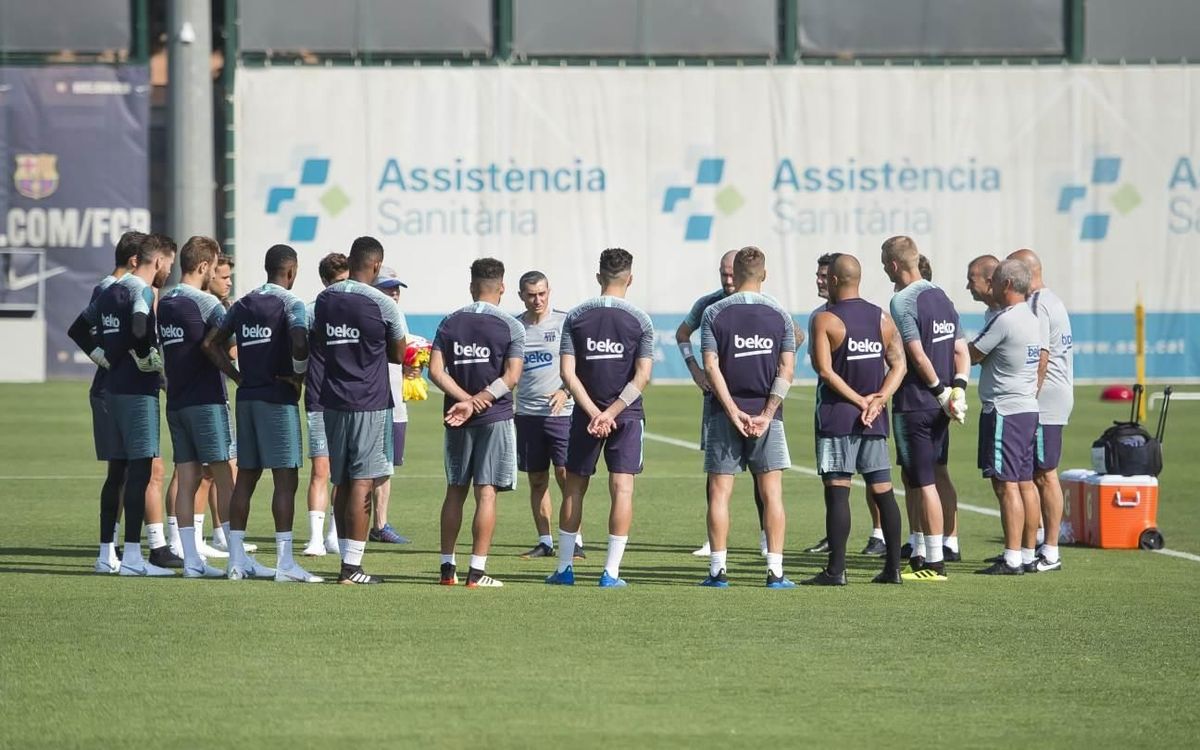 First workout of the season