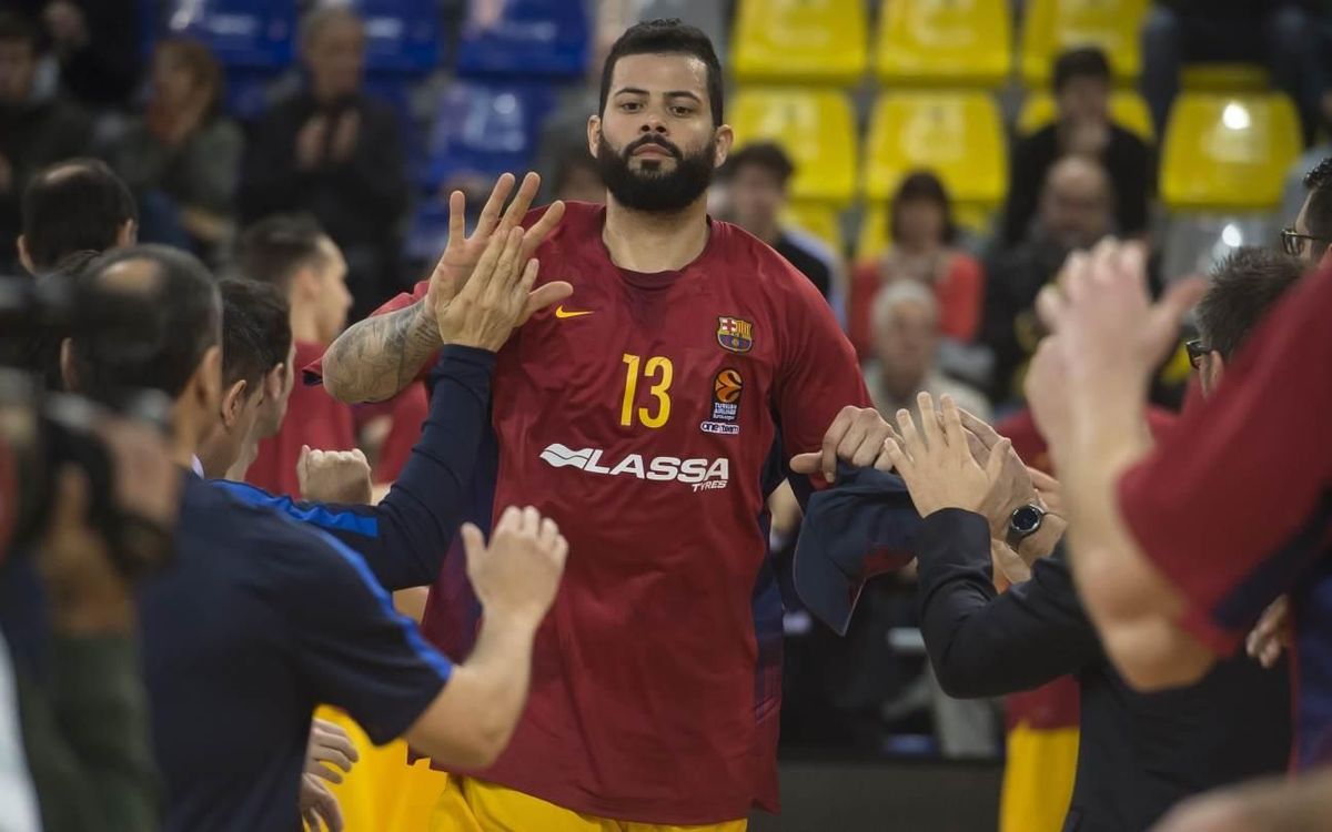 Ribas, Claver y Doellman explican cómo es Faverani, el nuevo pívot del Barça Lassa
