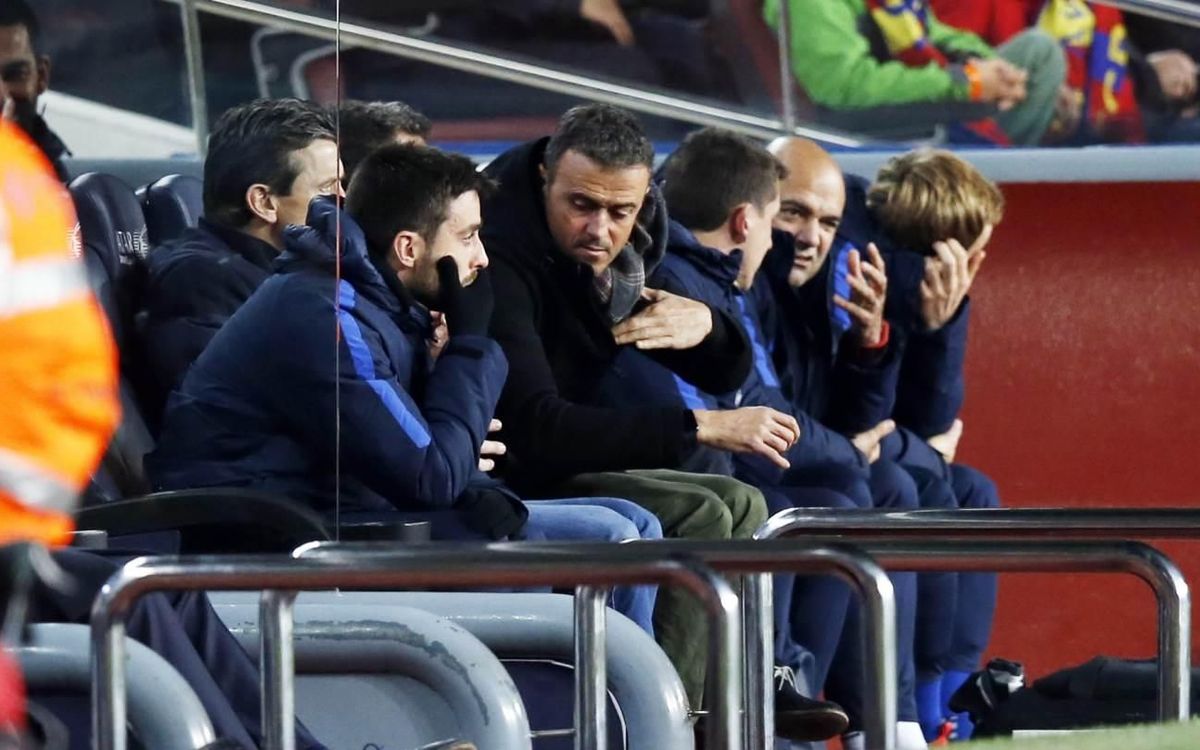 Luis Enrique: “Estic molt satisfet amb l’equip”