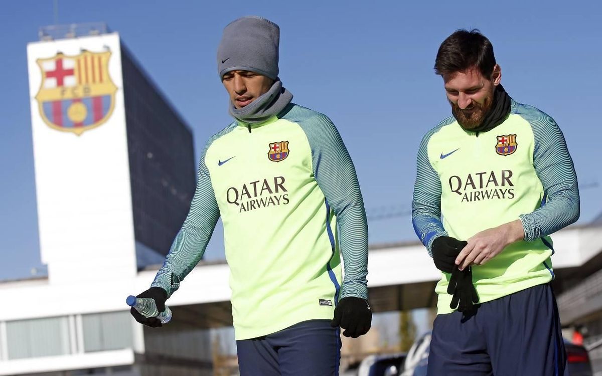 Últim entrenament abans de rebre la UD Las Palmas