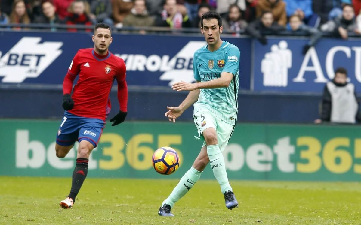 Sergio Busquets té un esquinç al lligament lateral extern del turmell dret