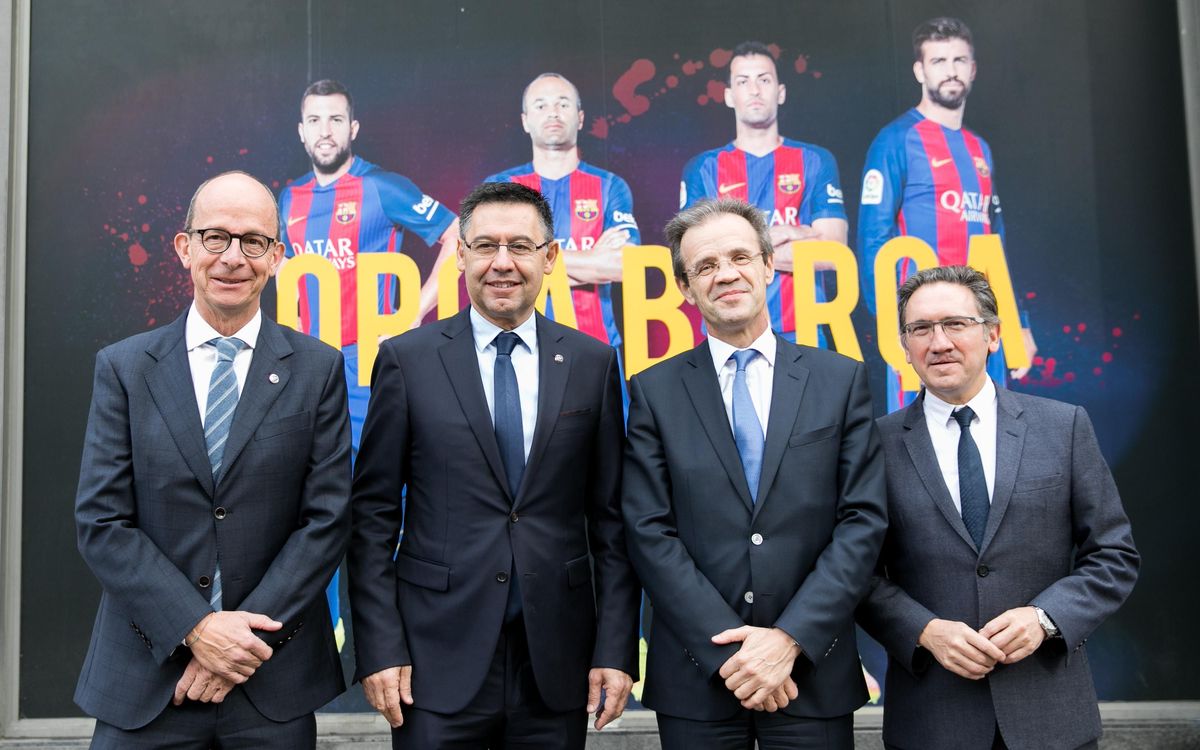 El FC Barcelona i la Fundació renoven l’acord amb Caixabank i la Fundació bancària “La Caixa” per quatre anys més