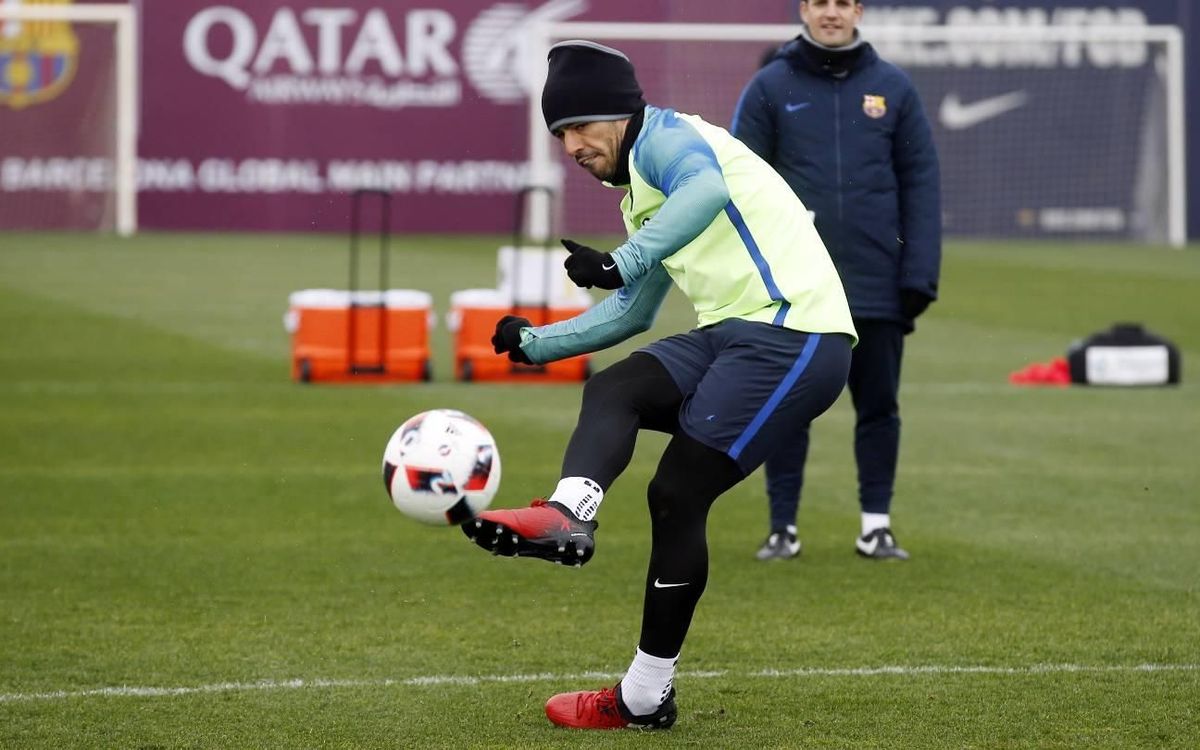 Luis Suárez, 'killer' también en los entrenamientos