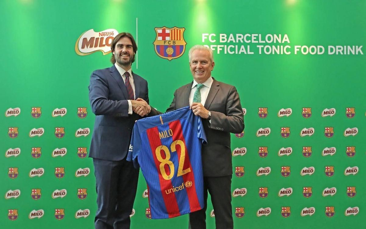 El FC Barcelona y Nestlé MILO unen fuerzas para promocionar un estilo de vida más saludable para los niños
