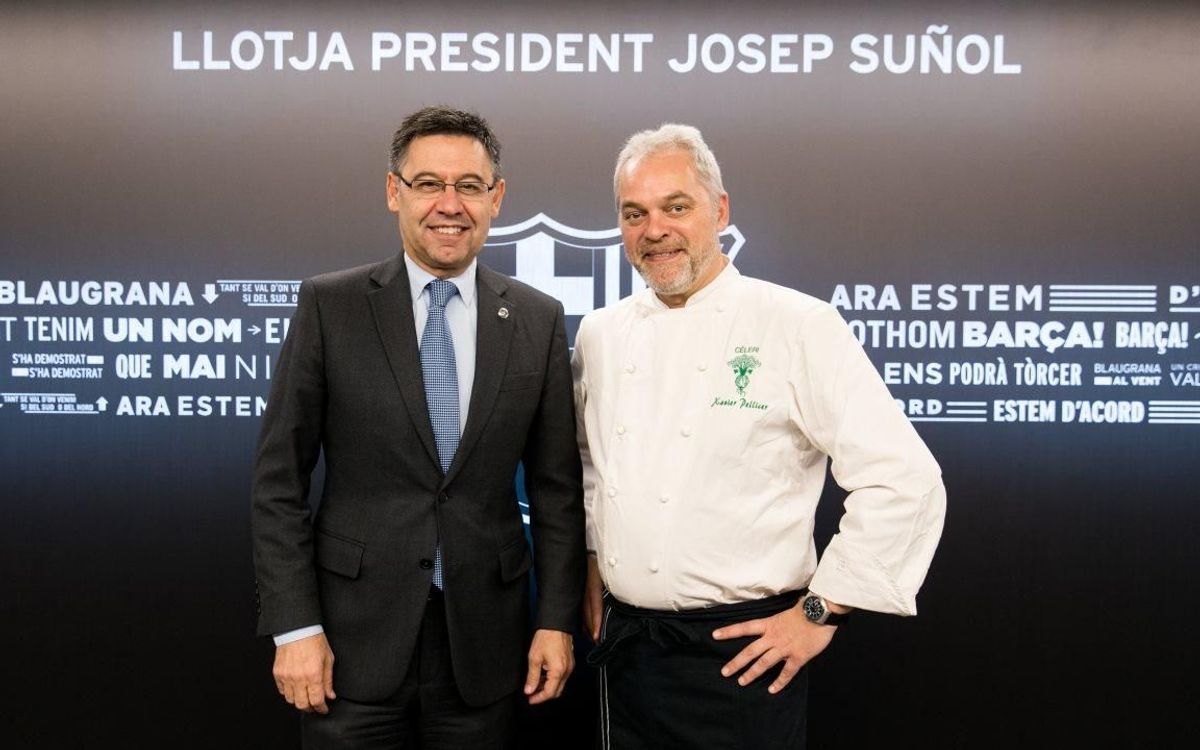 Xavier Pellicer lleva la esencia de su restaurante 'Céleri' al Palco del Camp Nou