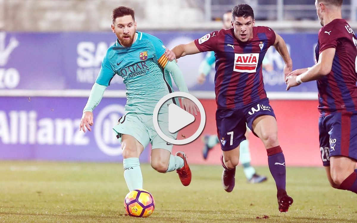 エイバル- FC バルセロナのリーグハイライト（0-4）