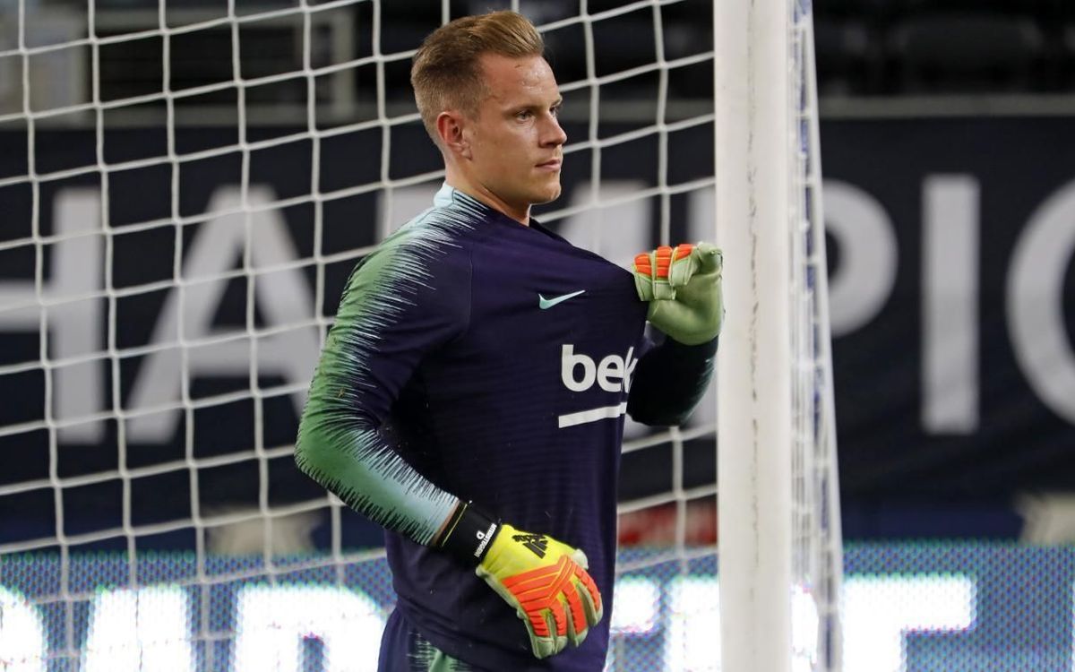 Ter Stegen makes preseason training debut