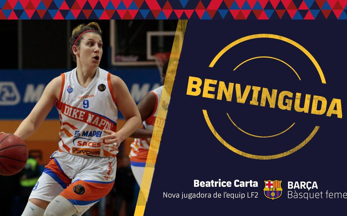 Beatrice Carta se incorpora al Barça CBS