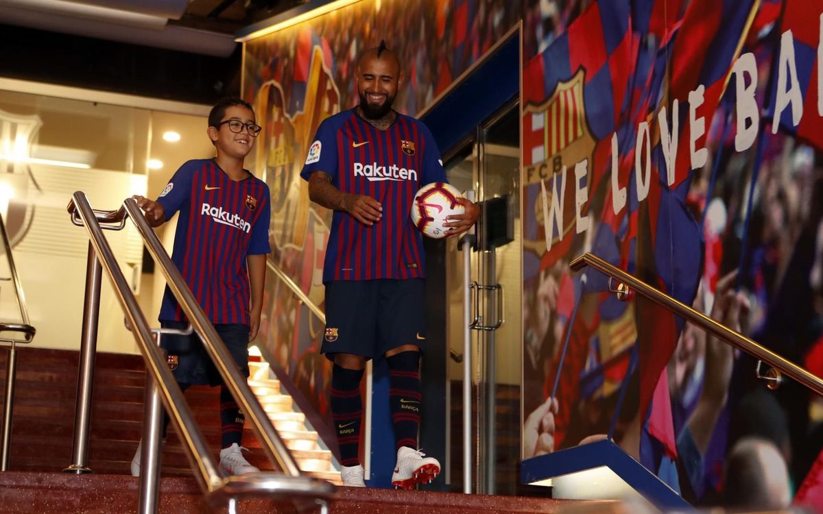 Arturo Vidal's first 24 hours in Barcelona