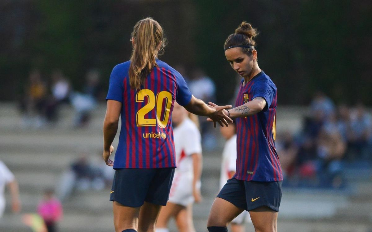 FC Barcelona Femení – Sant Gabriel: Agafant ritme a base de gols (7-0)