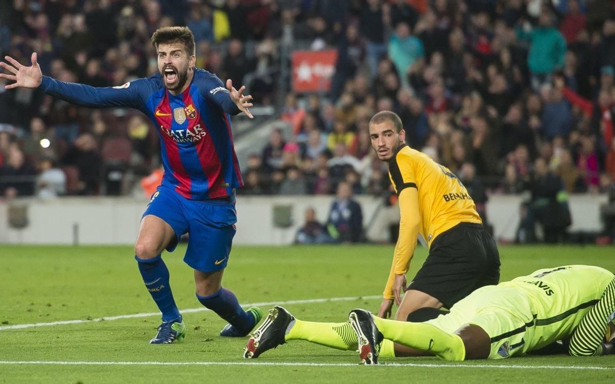 Gerard Piqué: “A vegades la pilota no vol entrar”