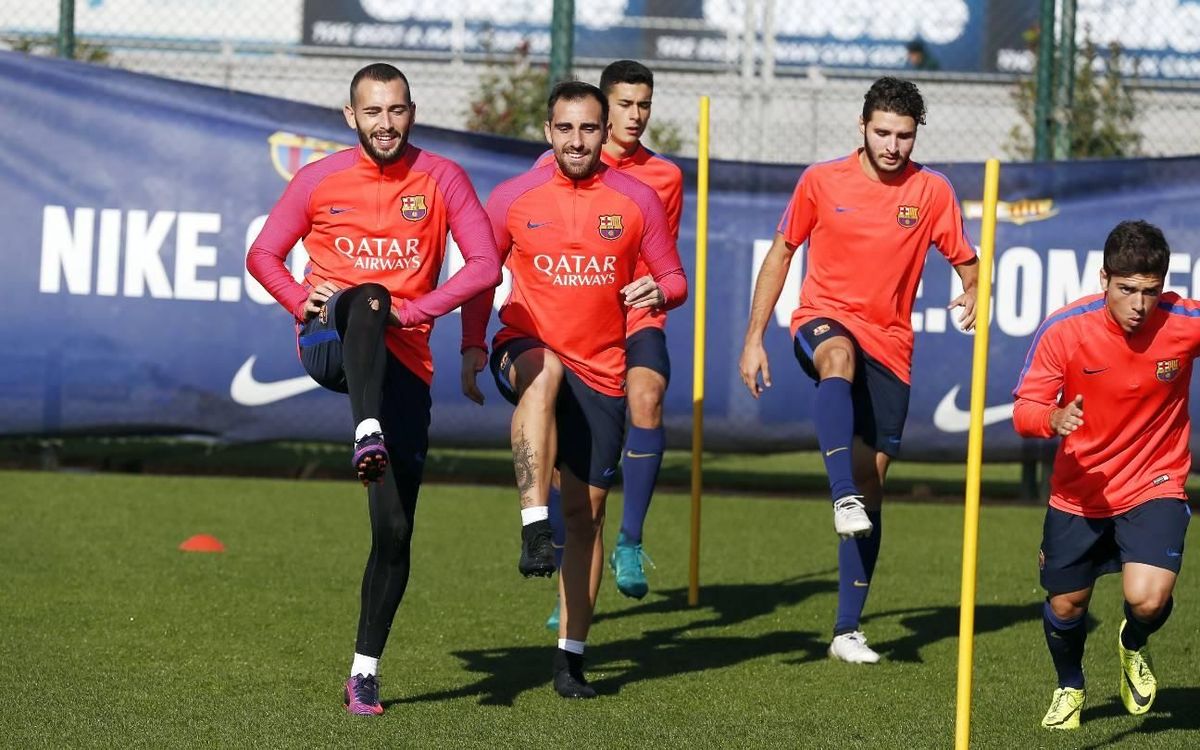 Último entrenamiento de la semana