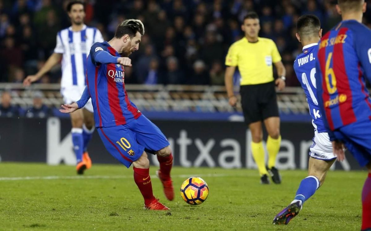 Real Sociedad v FC Barcelona: Anoeta battle ends even (1-1)