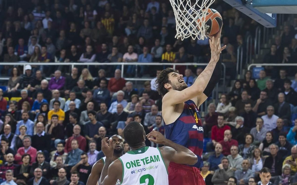 FC Barcelona Lassa - Panathinaikos: Tornen al camí del triomf (72-57)