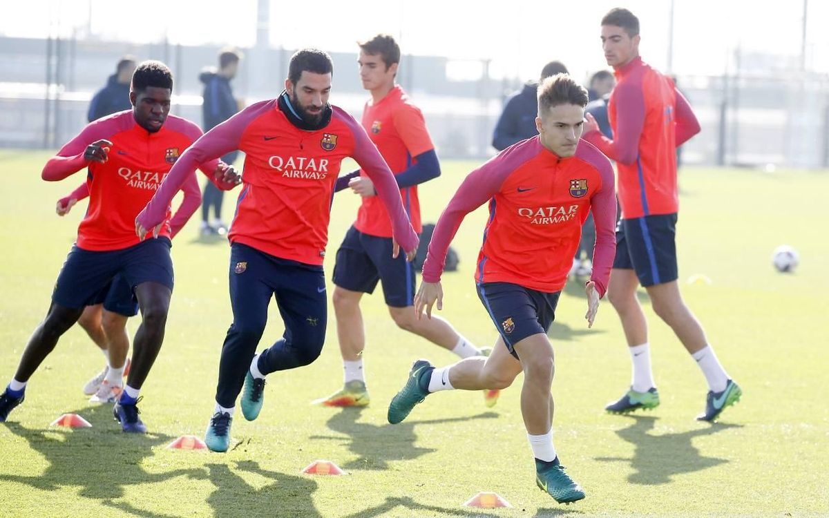 Último entrenamiento antes de viajar a Alicante