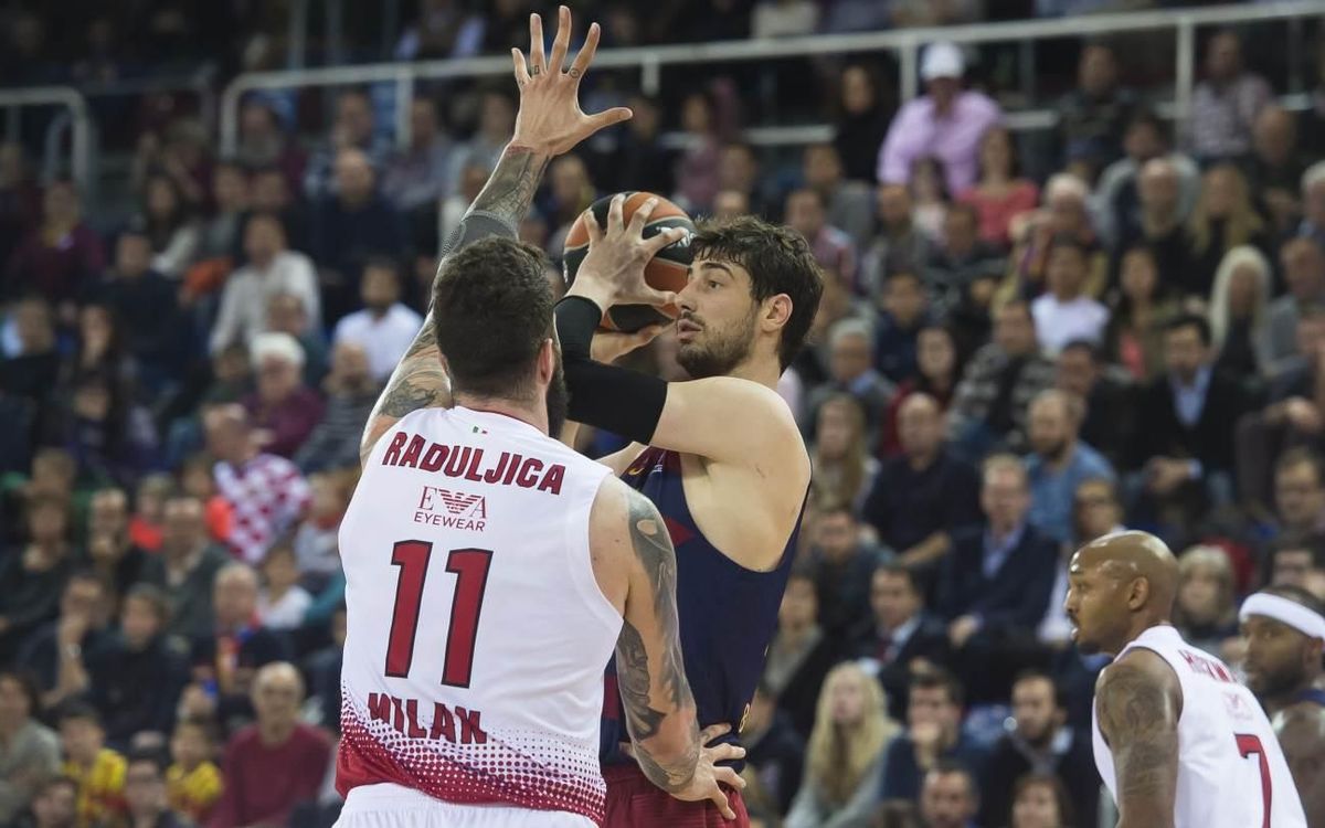 FC Barcelona Lassa v EA7 Emporio Armani: Convincing victory before Christmas (89-75)