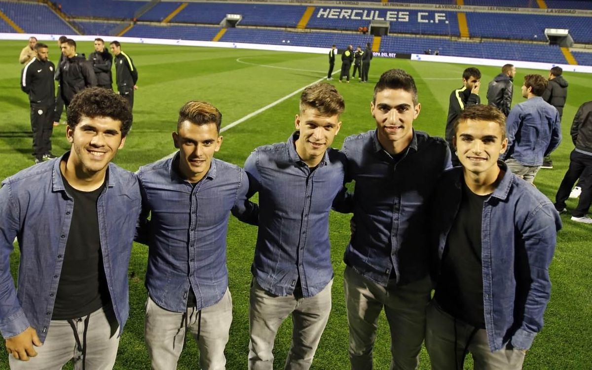 Aleñá, Carbonell, Borja López, Nili i Cardona debuten oficialment amb el primer equip