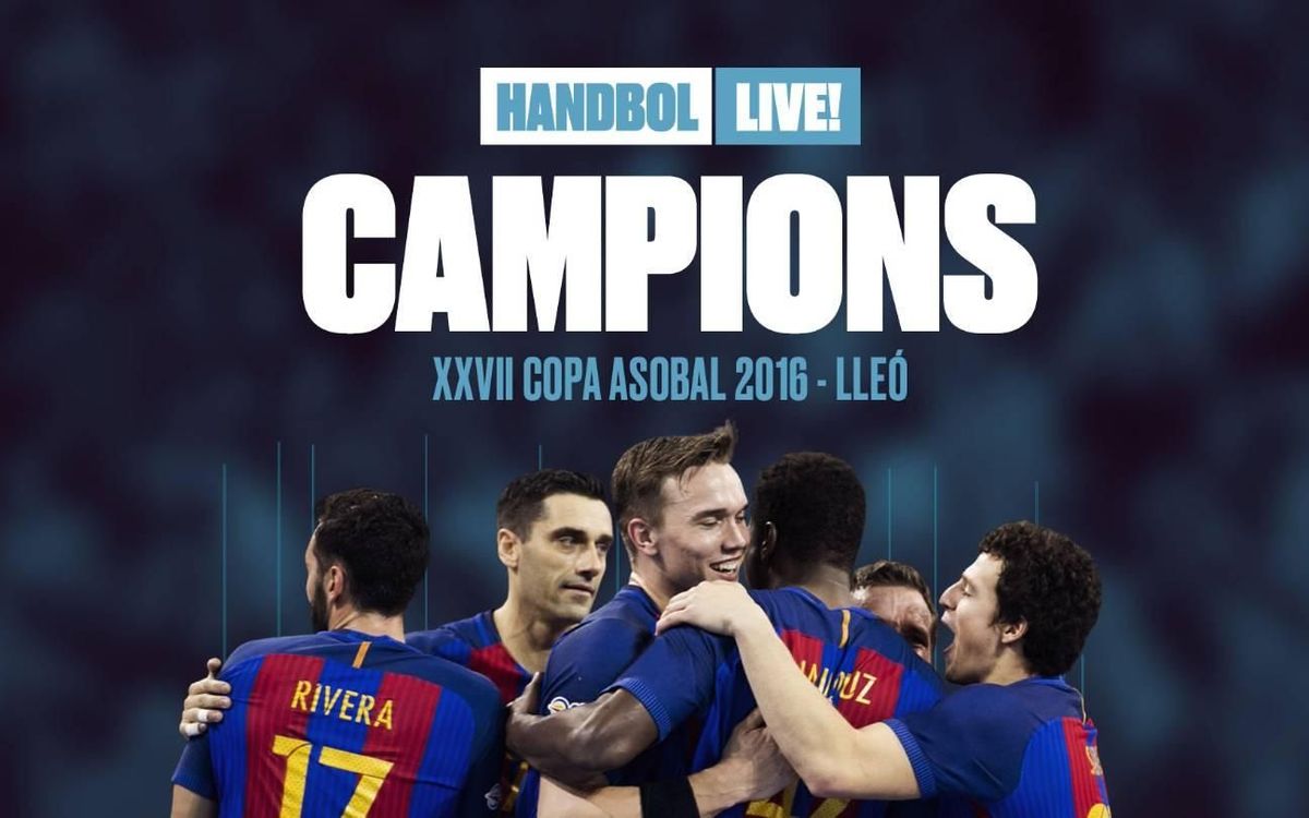 Barça claim 12th Asobal Cup with 30-25 win over BM Granollers