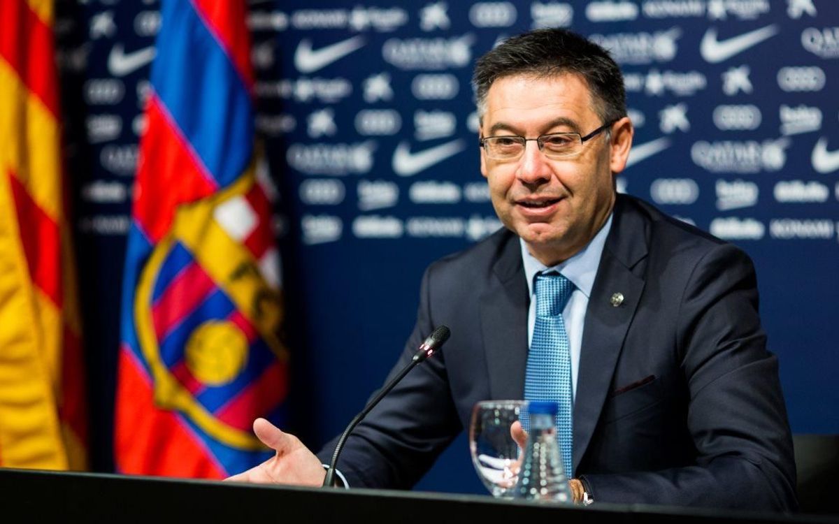 Bartomeu: “Farem un esforç perquè Messi es quedi al Barça, ja que aquesta és casa seva”