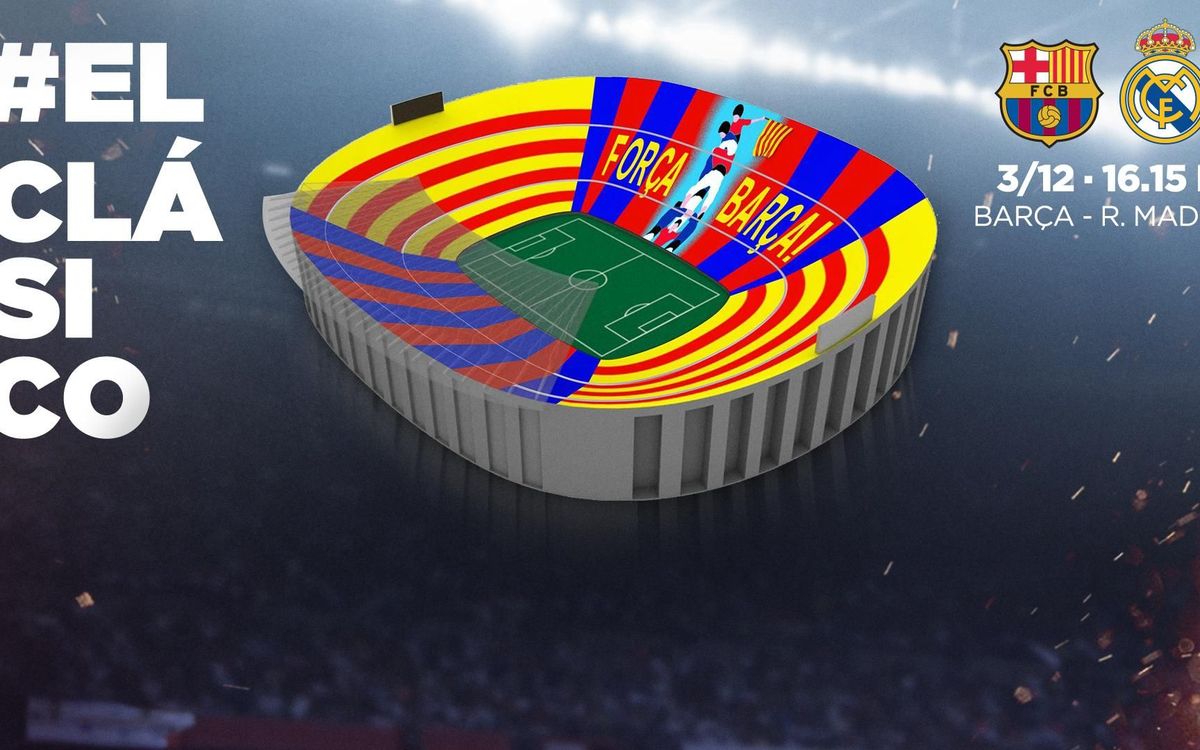 Així serà el mosaic animat del Clàssic