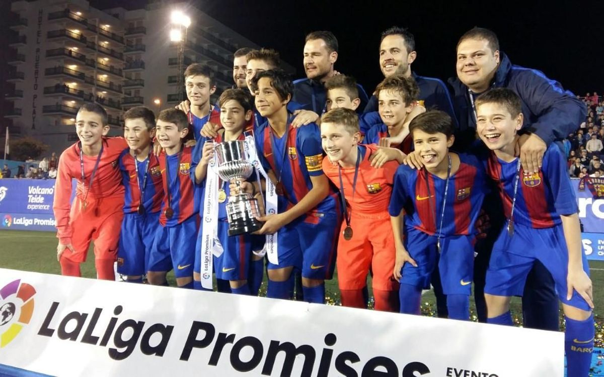 FC Barcelona Infantil B-Atlético de Madrid: ¡Campeones de Laliga Promises! (6-1)