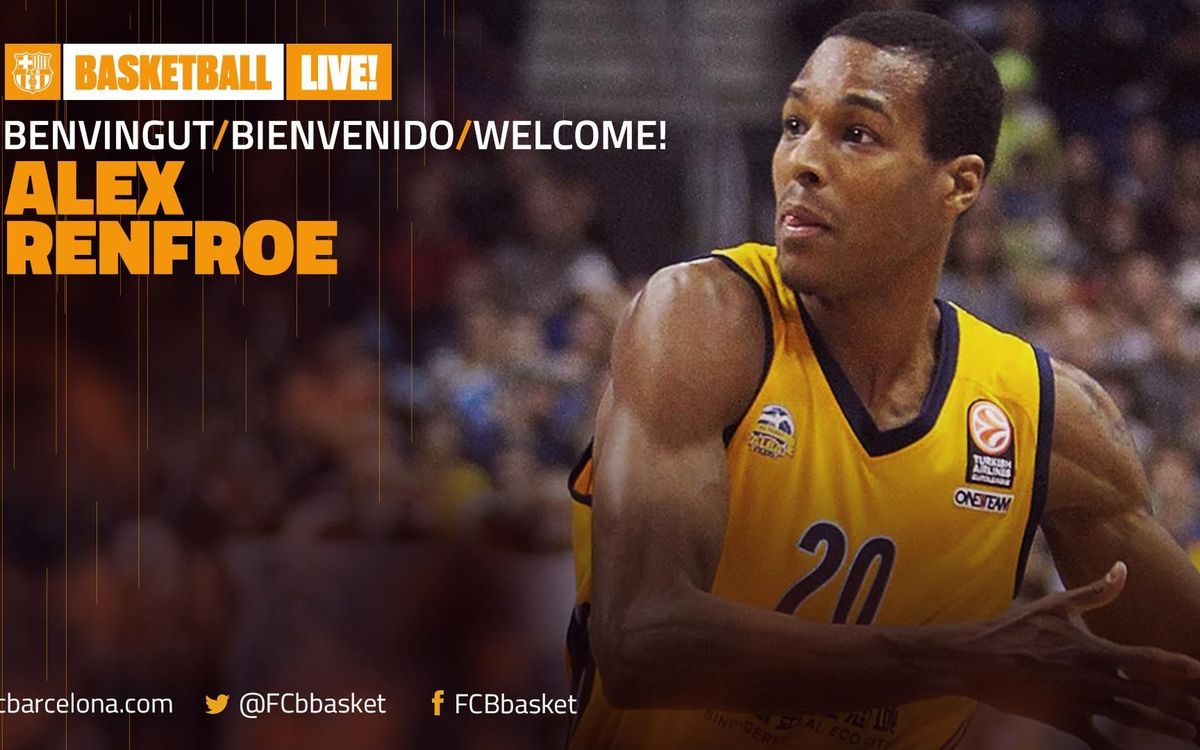 El FC Barcelona Lassa incorpora al base Alex Renfroe