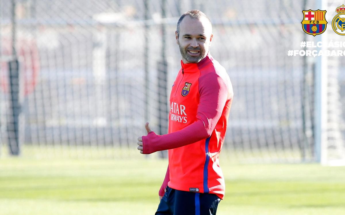 Andrés Iniesta reçoit le feu vert pour le Clasico