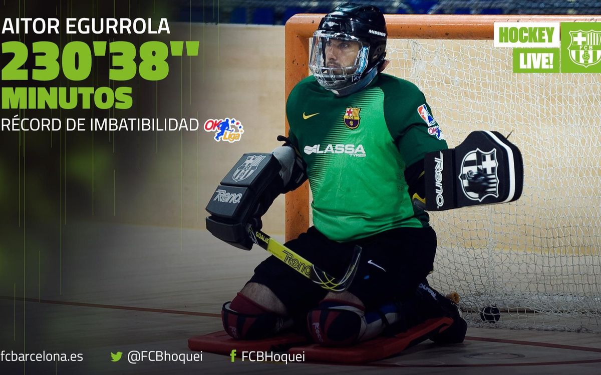 El récord de imbatibilidad de Aitor Egurrola, en diez datos