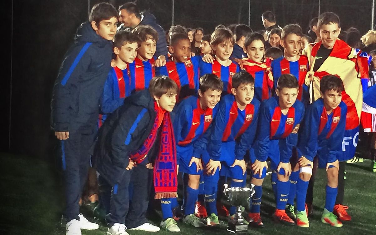 El Alevín B gana la Etxano Cup en Amorebieta