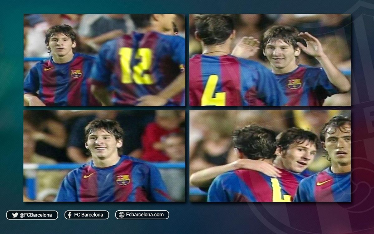 Do you remember Leo Messi's first ever goal for FC Barcelona?