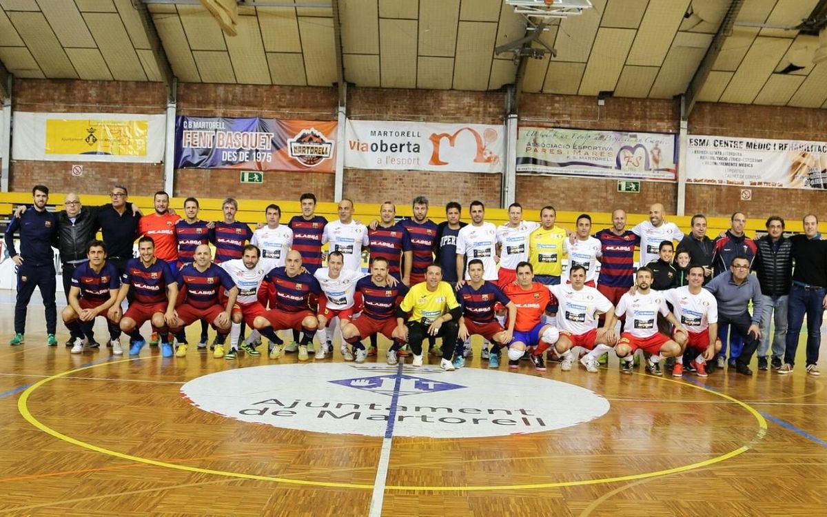 Los ex jugadores del Barça colaboran con La Marató de TV3