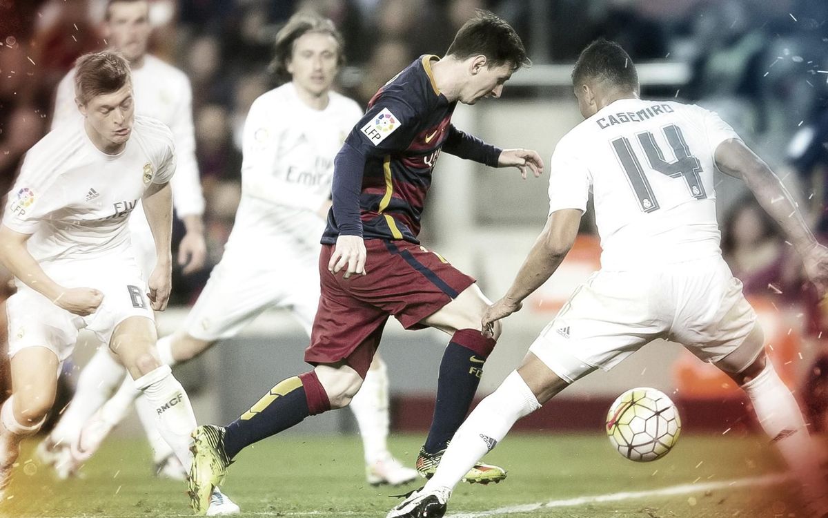Leo Messi's goals against Real Madrid at Camp Nou
