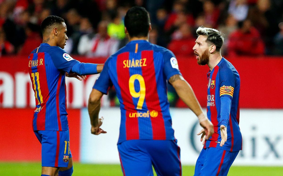 Sevilla FC - FC Barcelona: Messi marca el camino de la remontada (1-2)
