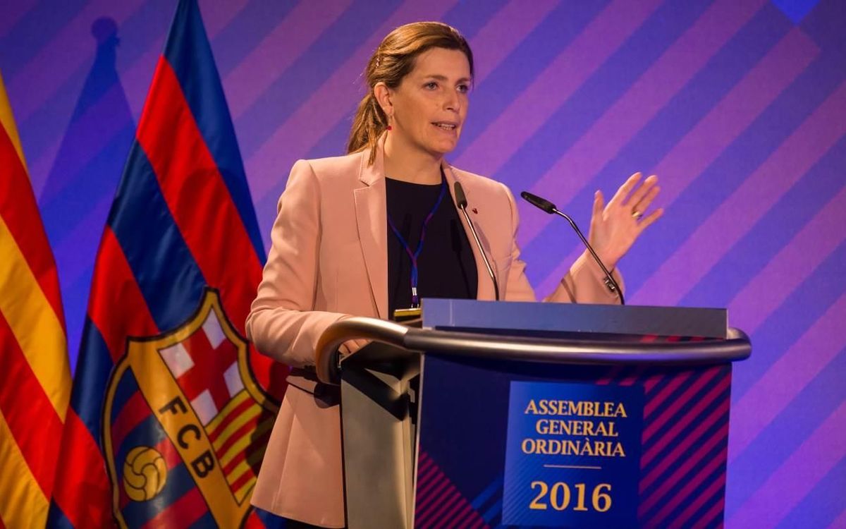 Susana Monje presenta la renúncia al seu càrrec de vicepresidenta del FC Barcelona